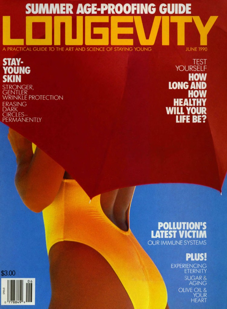 Longevity magazine cover, June 1990